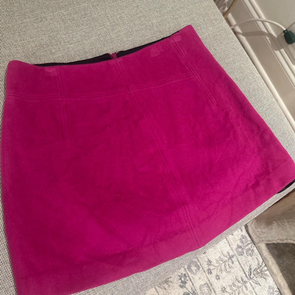 Theory Pink A-Line Mini Skirt for Night Out